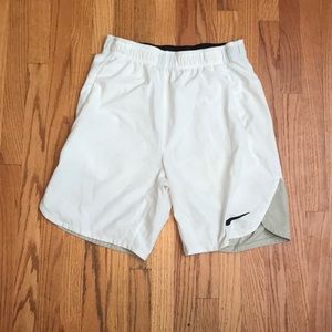 White Nike Athletic Shorts